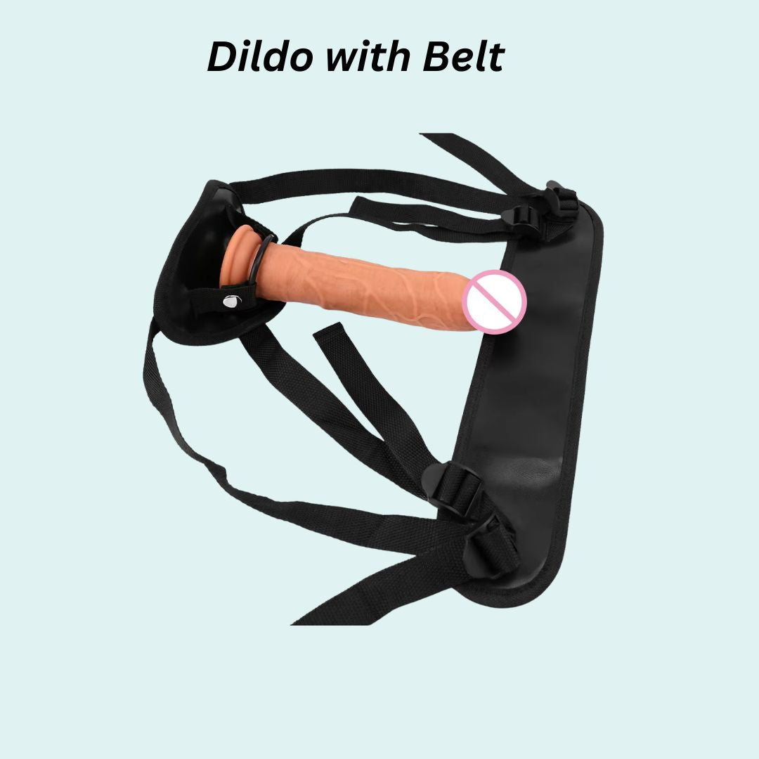🎀 Strap-On Silicone Dildo – Comfortable &amp; Adjustable 🎀