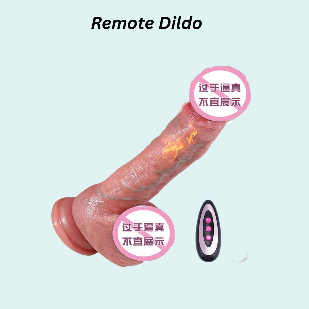Remote dildo with multiple functions